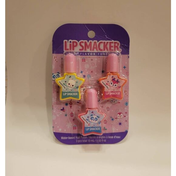 Lip Smacker Water Based Nail Polish 3 Pack - Picture 1 of 2